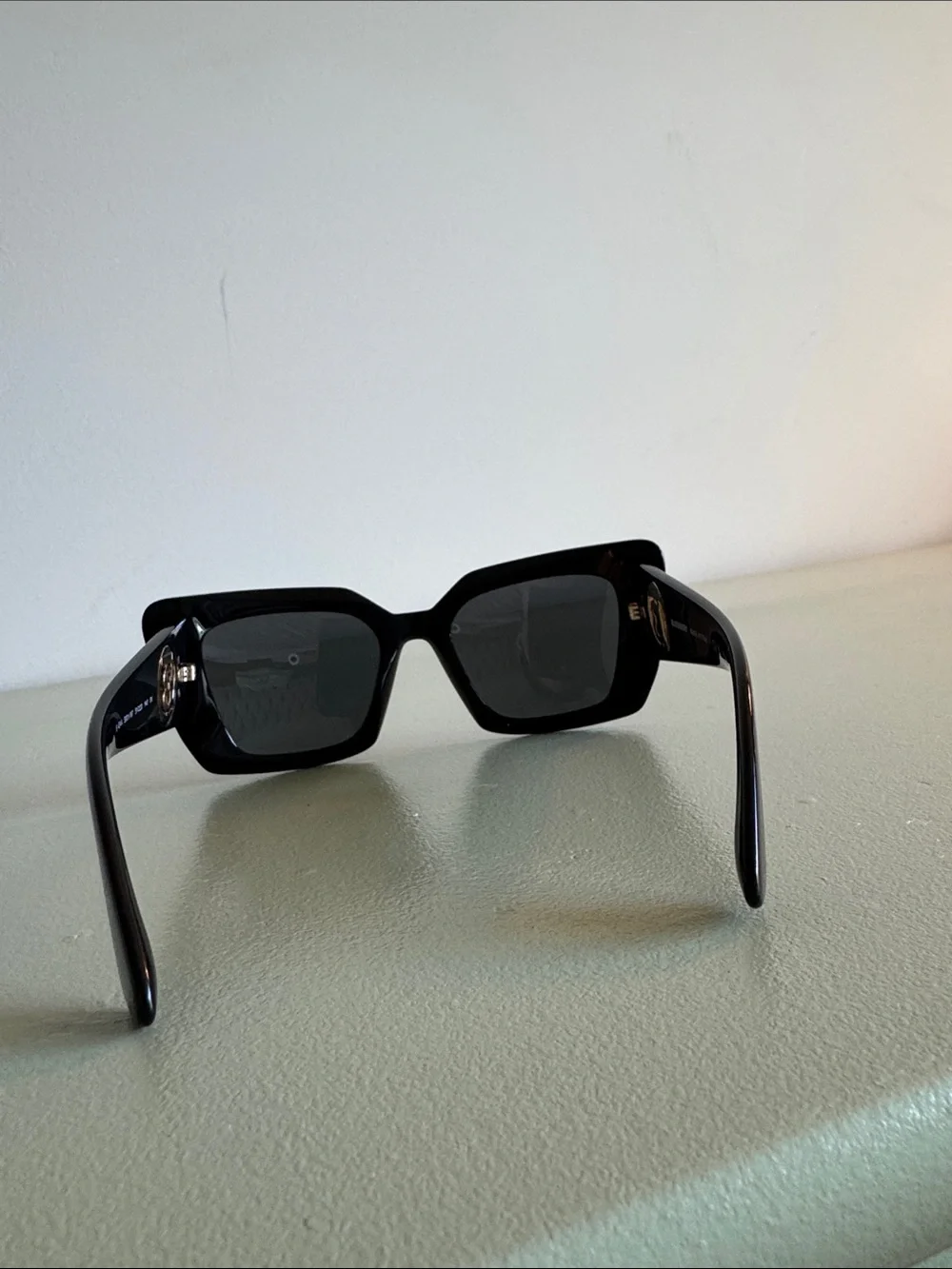 Burberry Oversized Square Black Sunglasses